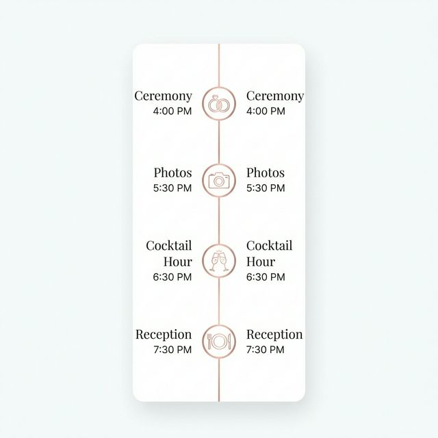 JoinOurDay wedding app UI