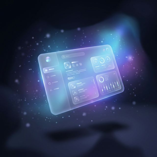 Vision Pro spatial UI experiment